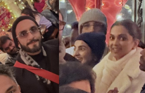 Ranveer Singh & Deepika Padukone Ring In The New Year In New York, Win Hearts By Posing With Fans Ranveer Singh & Deepika Padukone Ring In The New Year In New York, Win Hearts By Posing With Fans