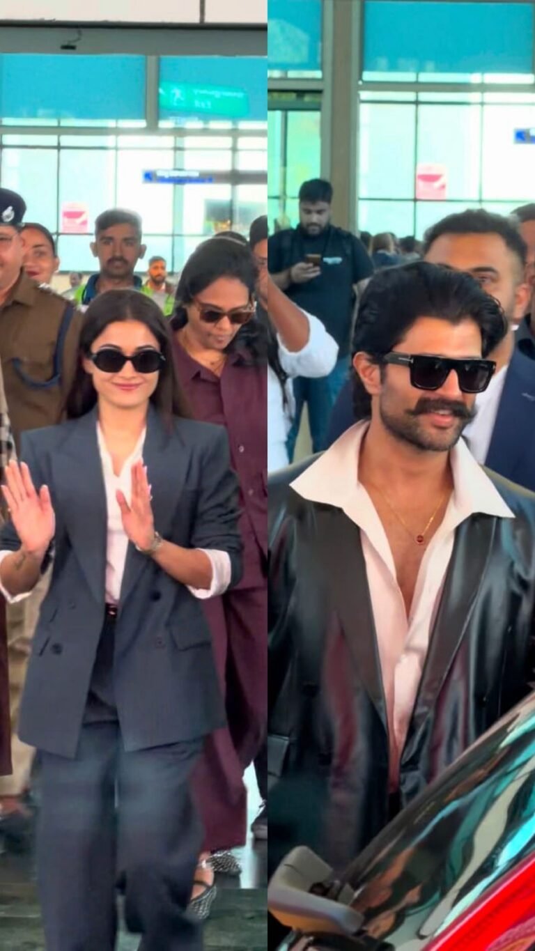 Rashmika Mandanna and Vijay Deverakonda Arrive in Udaipur for Their Grand Wedding Celebration