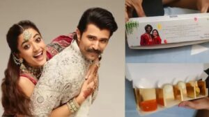 Inside the Viral “Virosh” Sweet Box: What Fans Discovered in Rashmika Mandanna & Vijay Deverakonda’s Wedding Treat