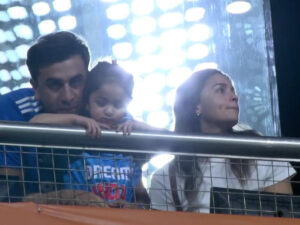 Raha Kapoor's Cute Cheers With Alia Bhatt & Ranbir Kapoor Steal The Show At T20 World Cup Semi-Final