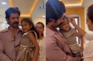Rashmika & Vijay Treat A Young Fan At Their Home After Her Complain On Not Being Invited For Their Wedding