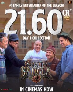 Bhooth Bangla Box Office Day 1: Akshay Kumar Starrer Roars with ₹21.60 Cr Opening Bhooth Bangla Box Office Day 1: Akshay Kumar Starrer Roars with ₹21.60 Cr Opening
