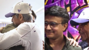 Shah Rukh Khan Shares Warm Hug With Sourav Ganguly at Eden Gardens, Video Goes Viral